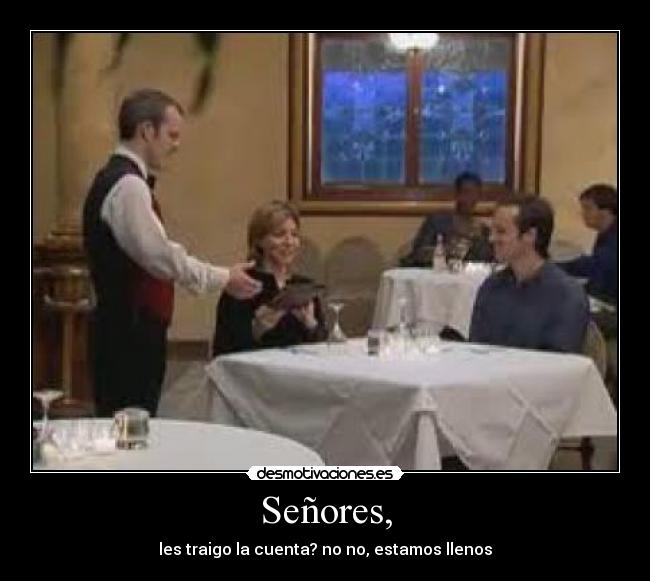 Señores, - 