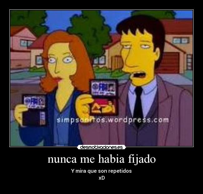 nunca me habia fijado - 