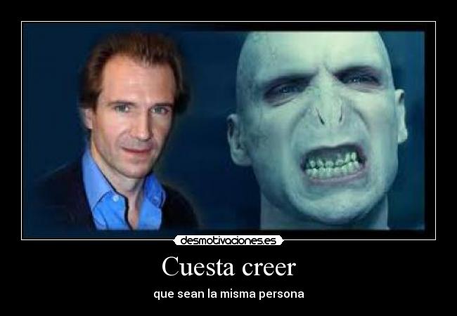 Cuesta creer - que sean la misma persona