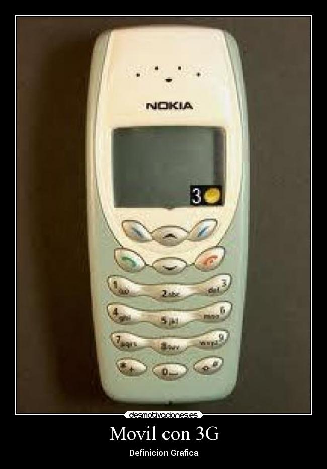 Movil con 3G - Definicion Grafica
