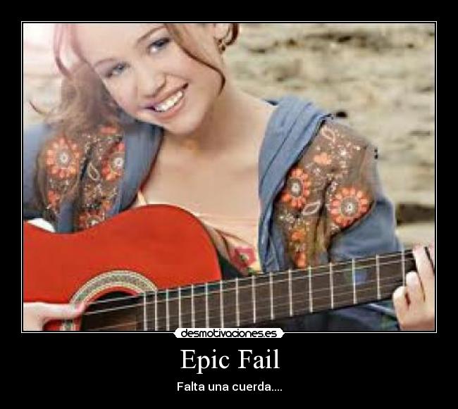 Epic Fail - Falta una cuerda....