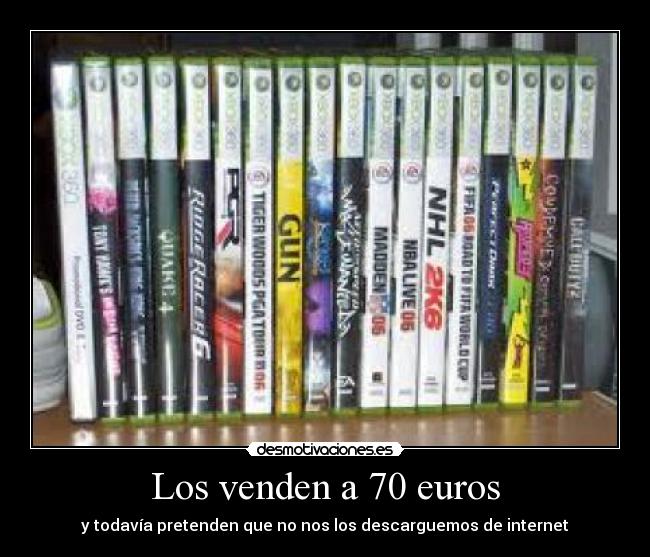 Los venden a 70 euros -