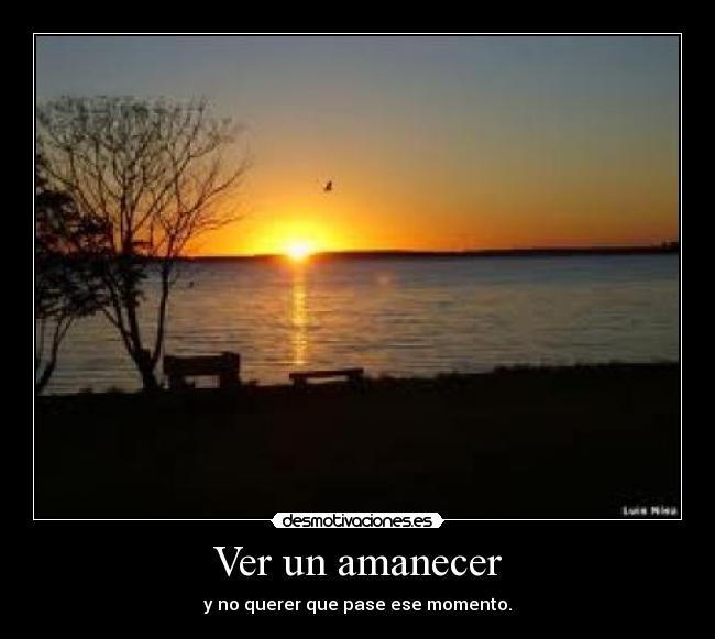Ver un amanecer - 