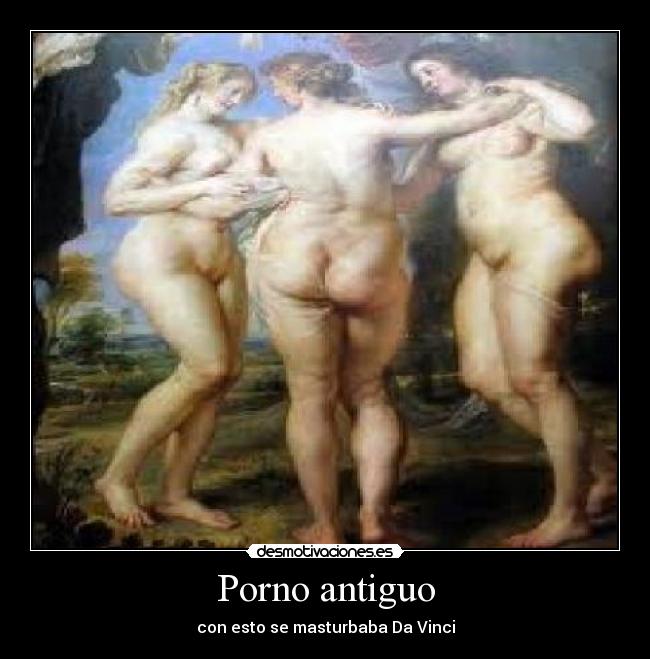 Porno antiguo - con esto se masturbaba Da Vinci