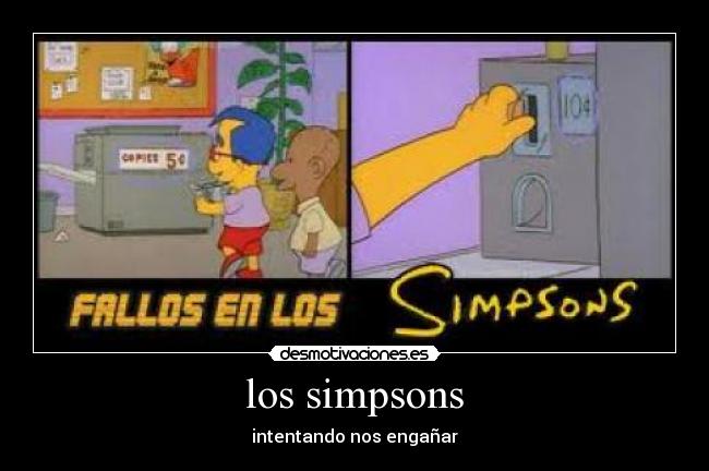 carteles simpsons simpsons fallos desmotivaciones