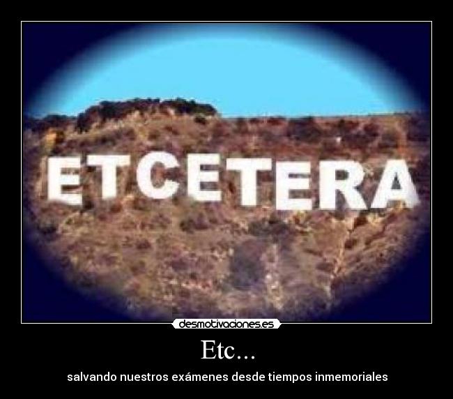 Etc... -