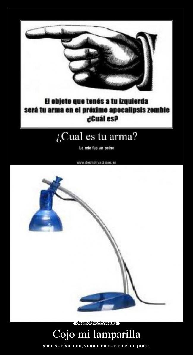 Cojo mi lamparilla -