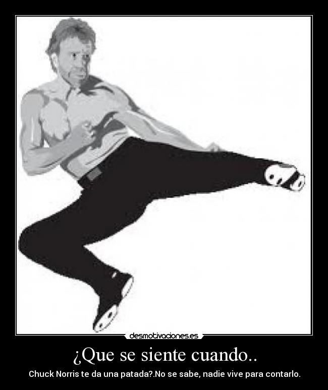 ¿Que se siente cuando.. -