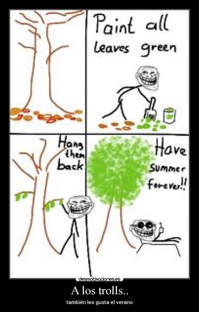 carteles trolls desmotivaciones