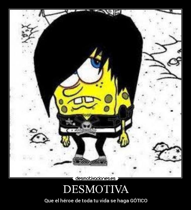 carteles bob esponja desmotivaciones