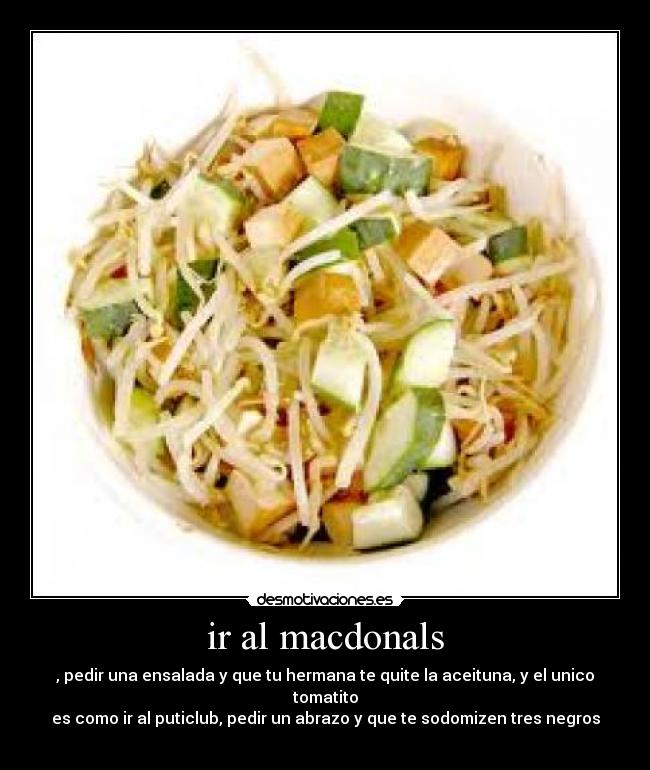 ir al macdonals -