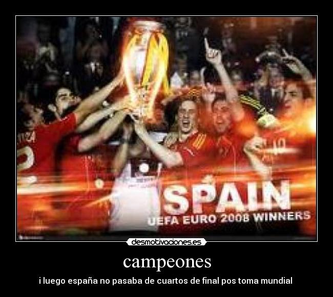 carteles campeones desmotivaciones