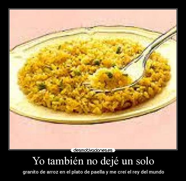 Yo también no dejé un solo - 