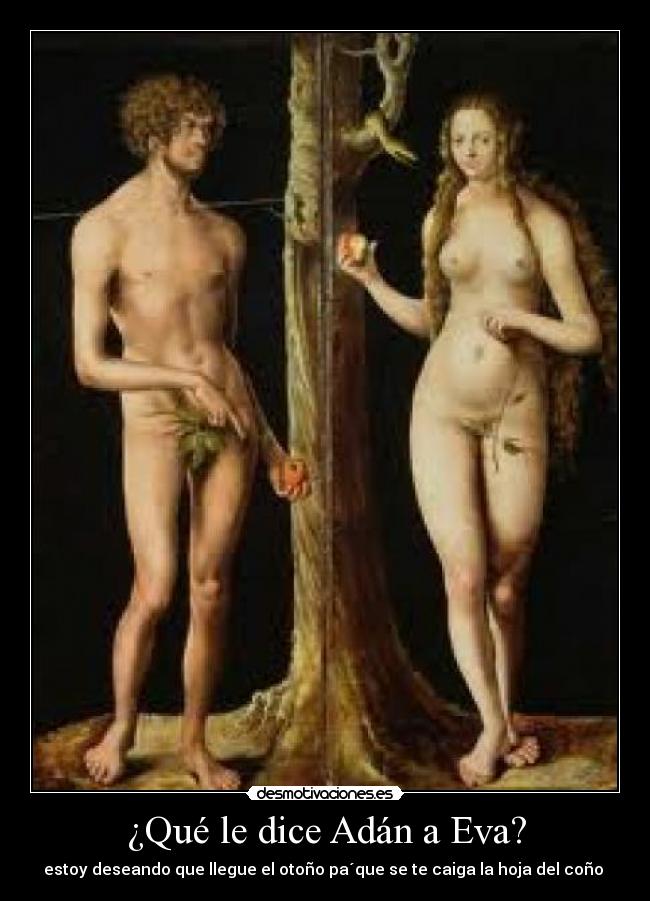 ¿Qué le dice Adán a Eva? - 