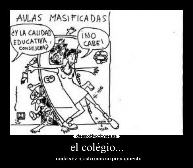 el colégio... -