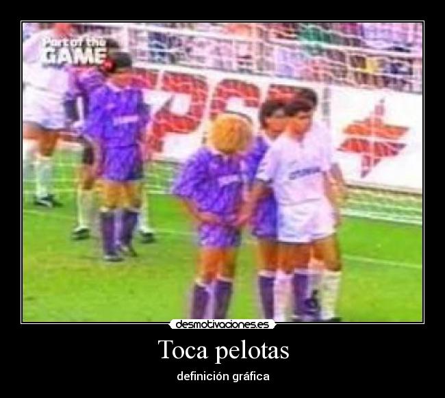 Toca pelotas - definición gráfica