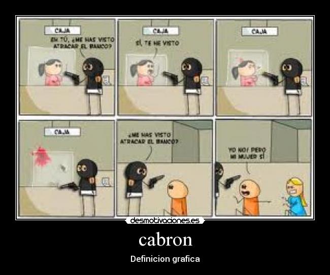 cabron - Definicion grafica