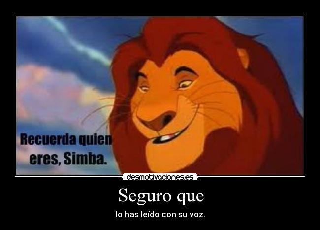 Seguro que - 