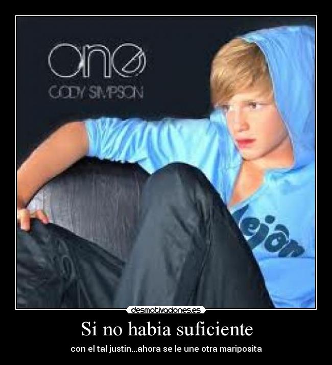 carteles justin bieber cody simpson mariposita desmotivaciones