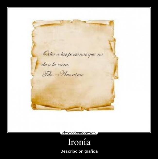 Ironía -