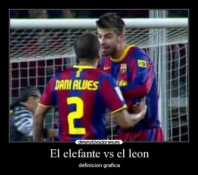 El elefante vs el leon -