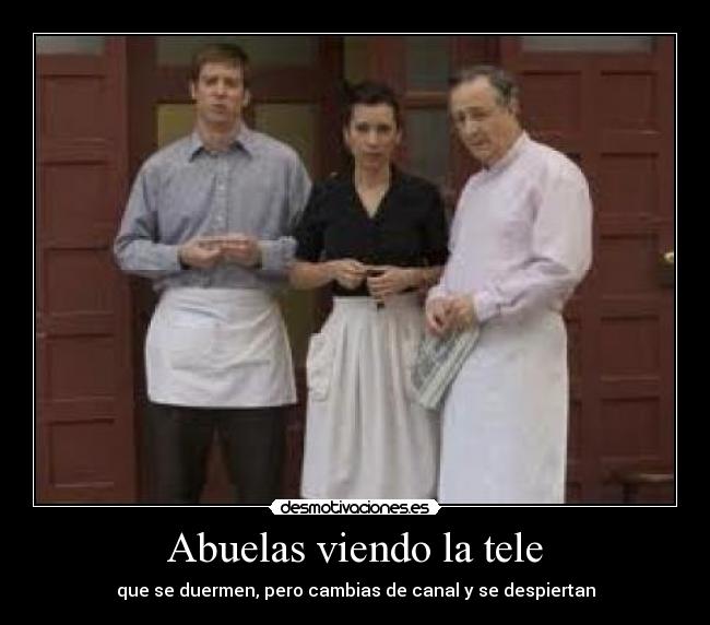 Abuelas viendo la tele - 