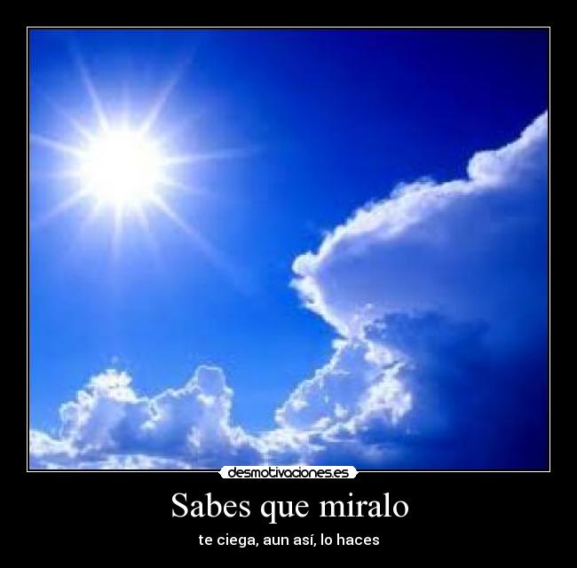 Sabes que miralo - 