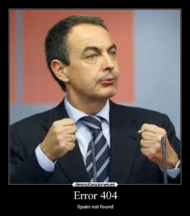 Error 404 - Spain not found