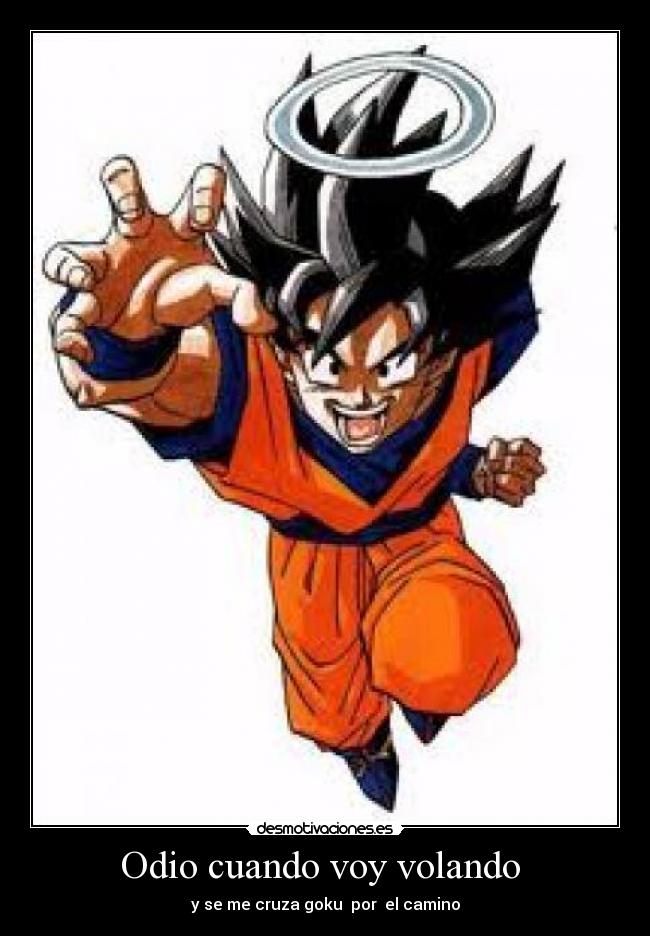 Odio cuando voy volando -