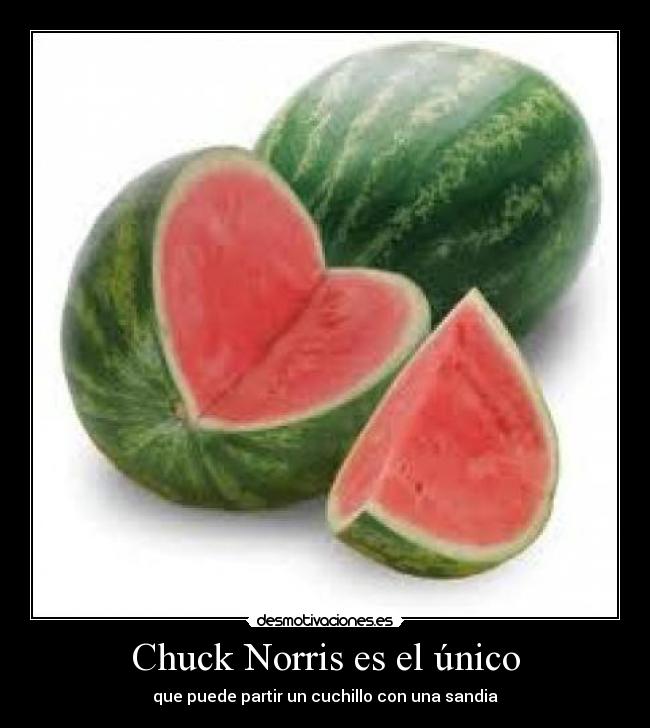 Chuck Norris es el único -