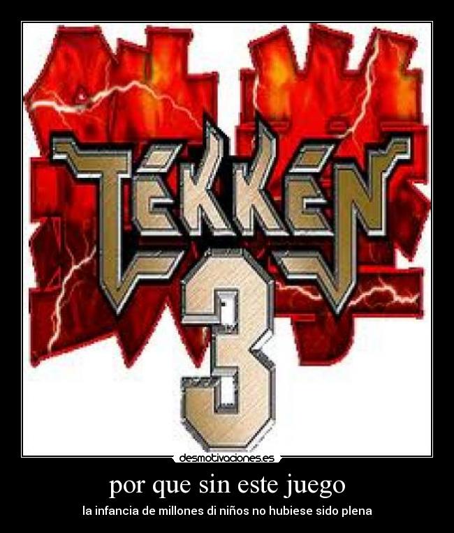 carteles tekken desmotivaciones