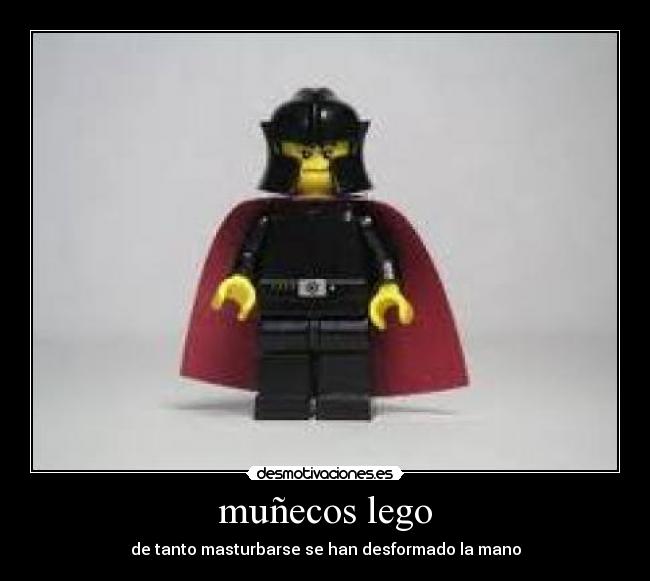 muñecos lego - de tanto masturbarse se han desformado la mano