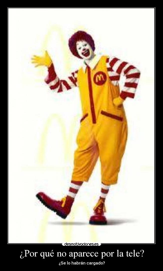 ¿Por qué no aparece por la tele? -
