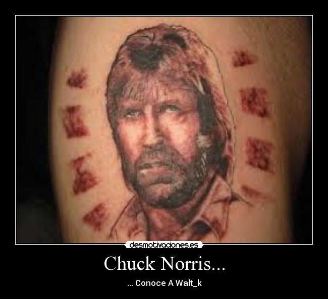 Chuck Norris... - ... Conoce A Walt_k