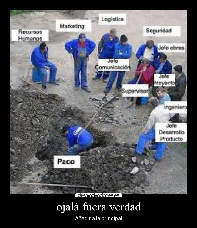 ojalá fuera verdad -