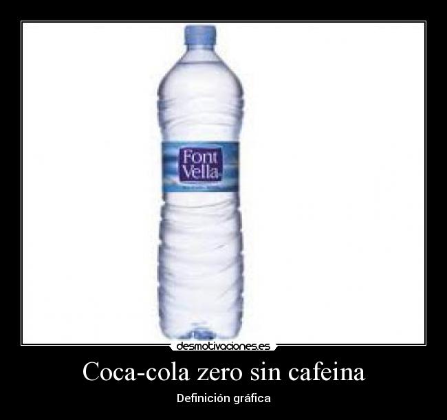 Coca-cola zero sin cafeina - 
