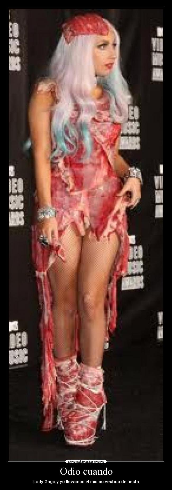 Odio cuando - Lady Gaga y yo llevamos el mismo vestido de fiesta