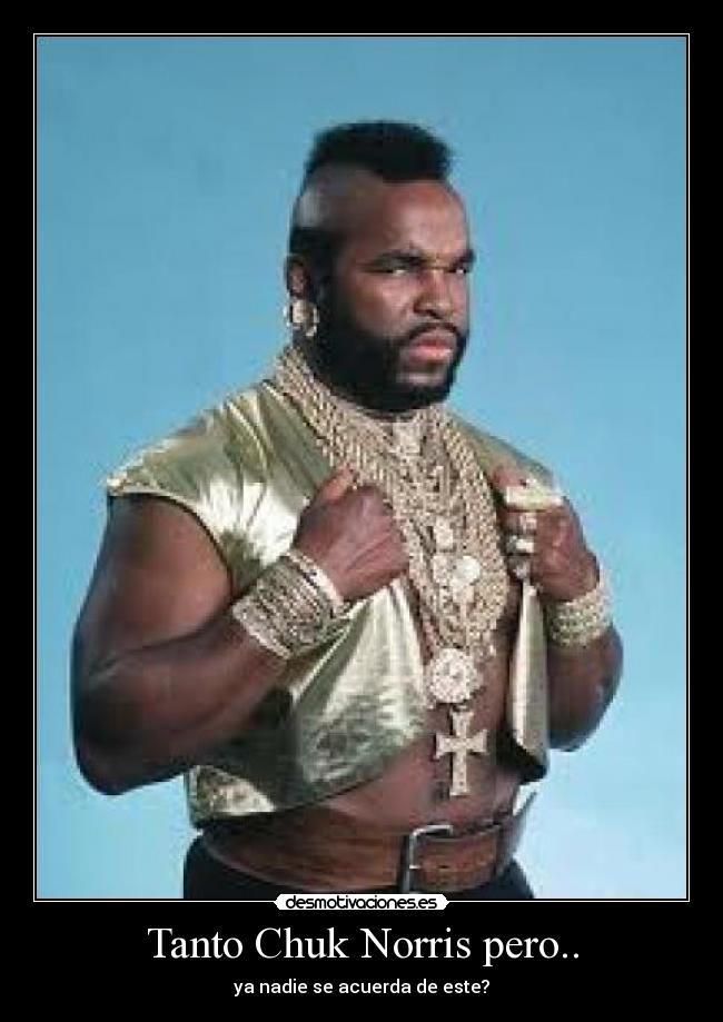 Tanto Chuk Norris pero.. - ya nadie se acuerda de este?