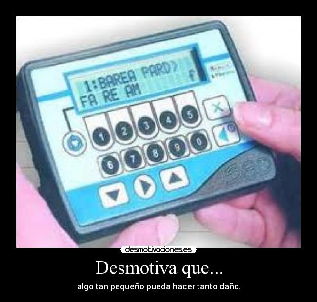 Desmotiva que... - 