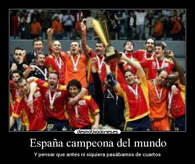 España campeona del mundo -