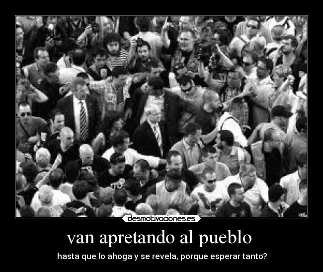 van apretando al pueblo  - 