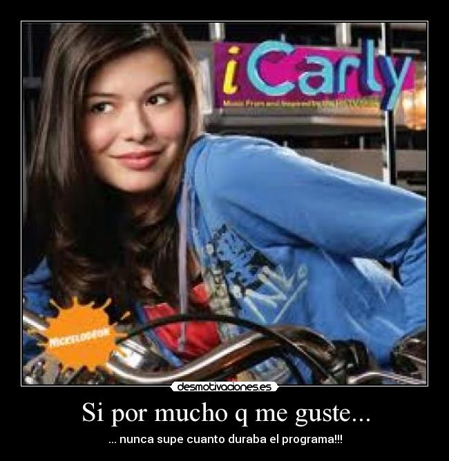 Si por mucho q me guste... - ... nunca supe cuanto duraba el programa!!!