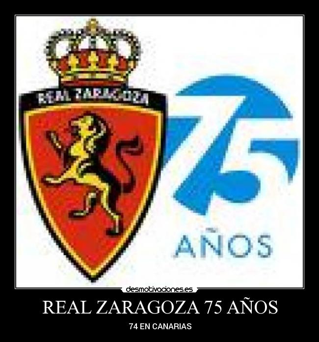 REAL ZARAGOZA 75 AÑOS -