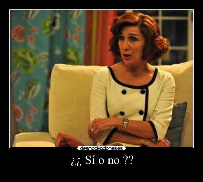 ¿¿ Sí o no ?? -