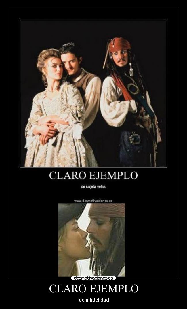 CLARO EJEMPLO - de infidelidad