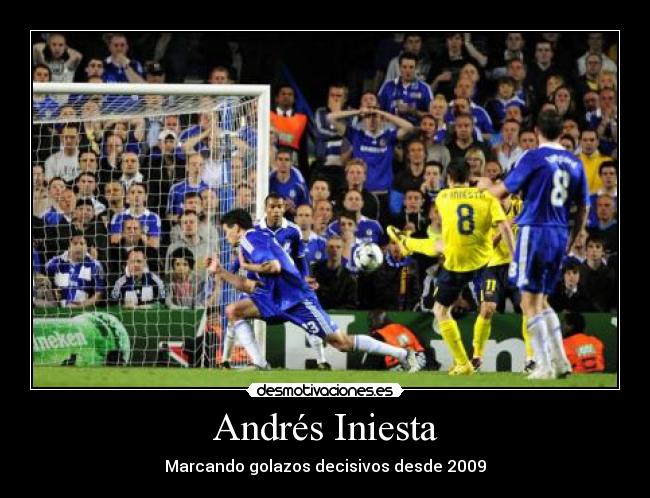 Andrés Iniesta - Marcando golazos decisivos desde 2009