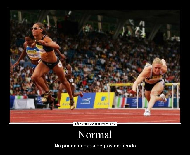 Normal - No puede ganar a negros corriendo
