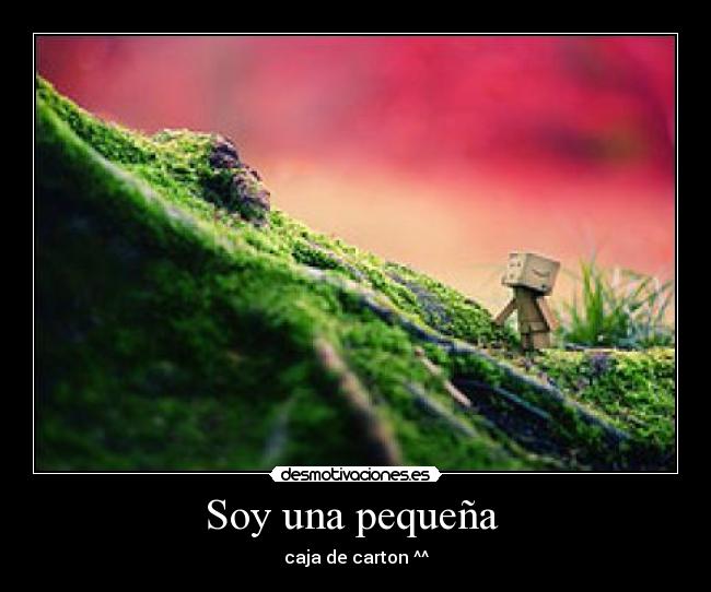 Soy una pequeña - caja de carton ^^