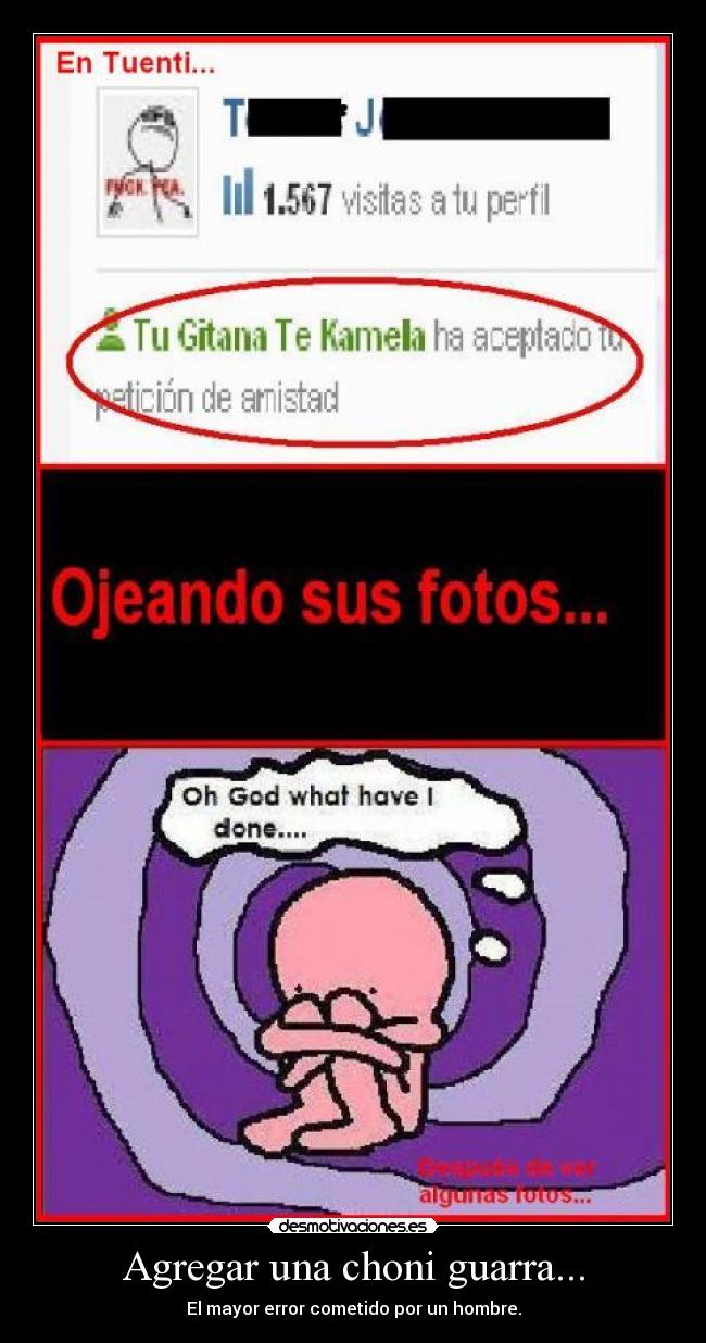 Agregar una choni guarra... -