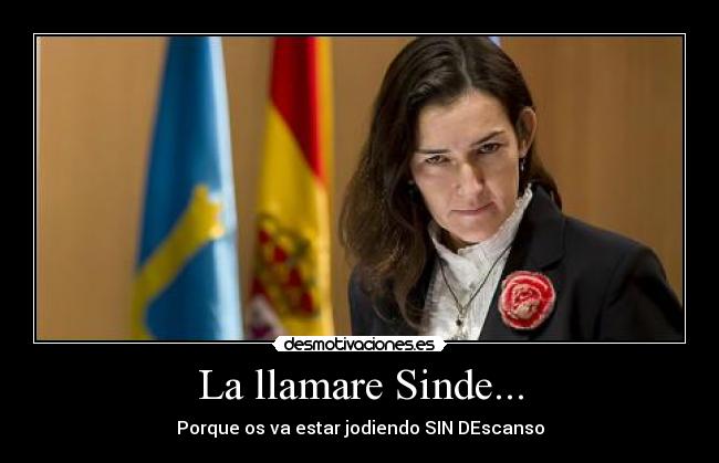La llamare Sinde... -